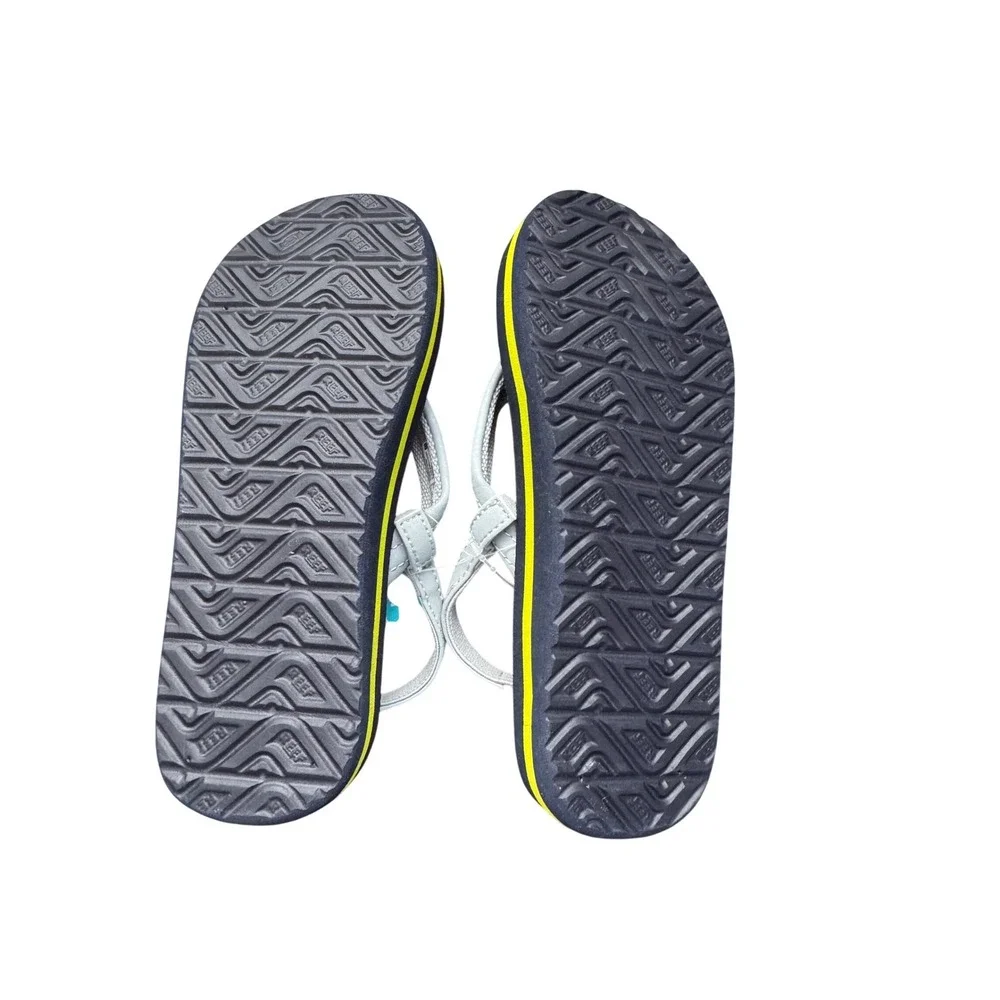 Reef‎ Little Ahi Navy Grey Dino Toddler Boys Sandals Size 12 CJ2917-1200-M NEW